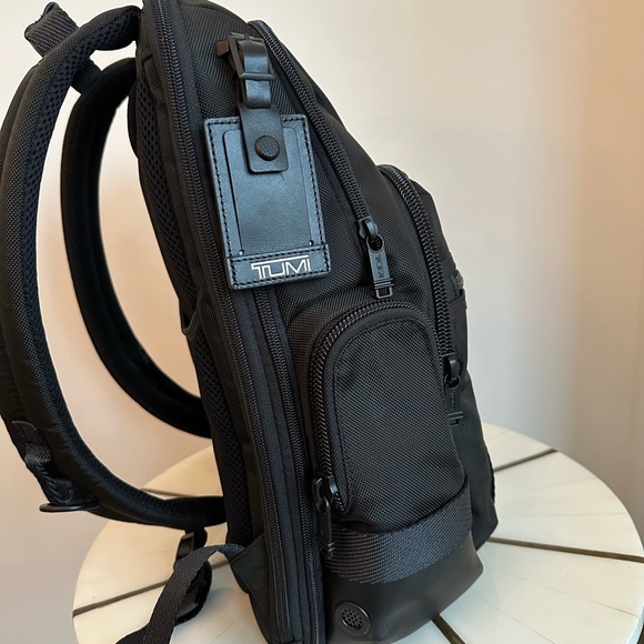 Tumi Alpha Bravo Navigation Backpack in Black - Picture 2 of 5